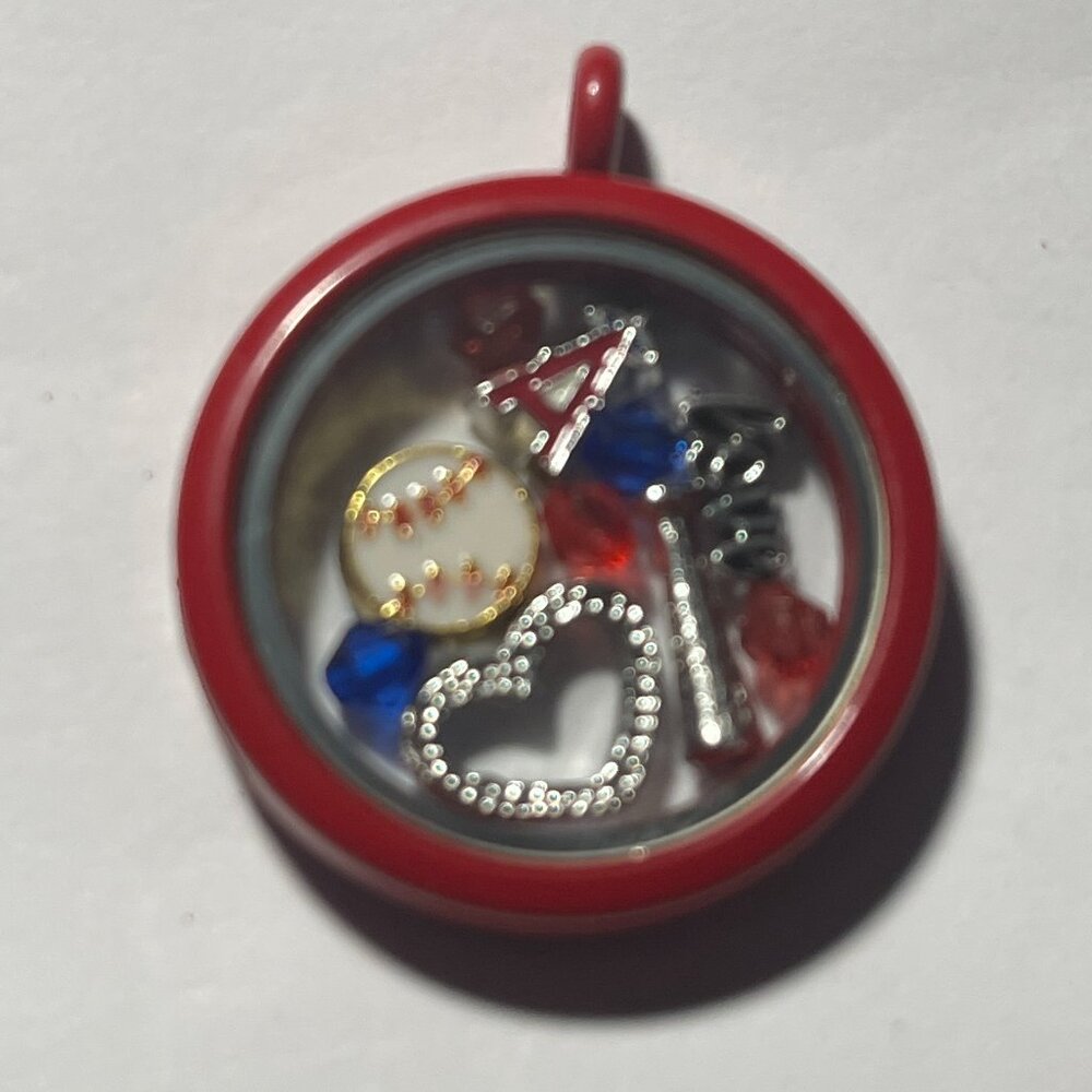 Los Angeles Angels MLB Memory Charm Locket w/ 22 IN chain NEW